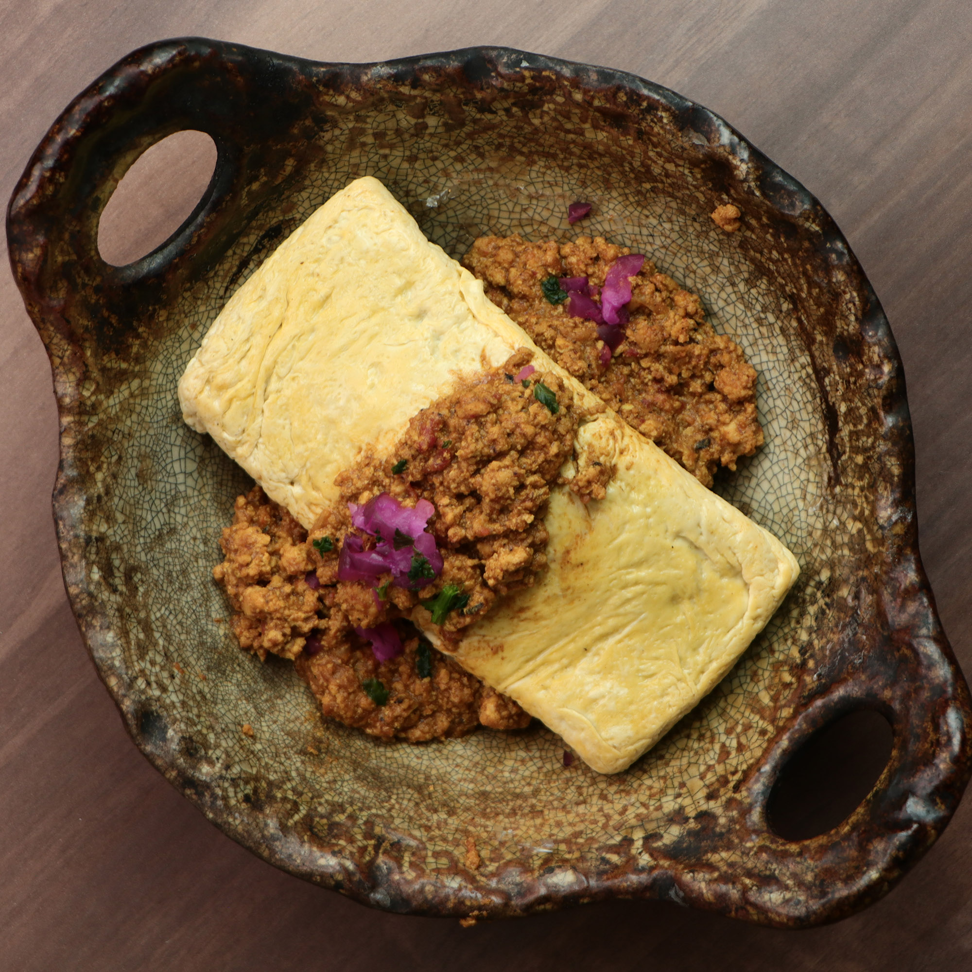 出汁巻き玉子　自家製キーマカレー