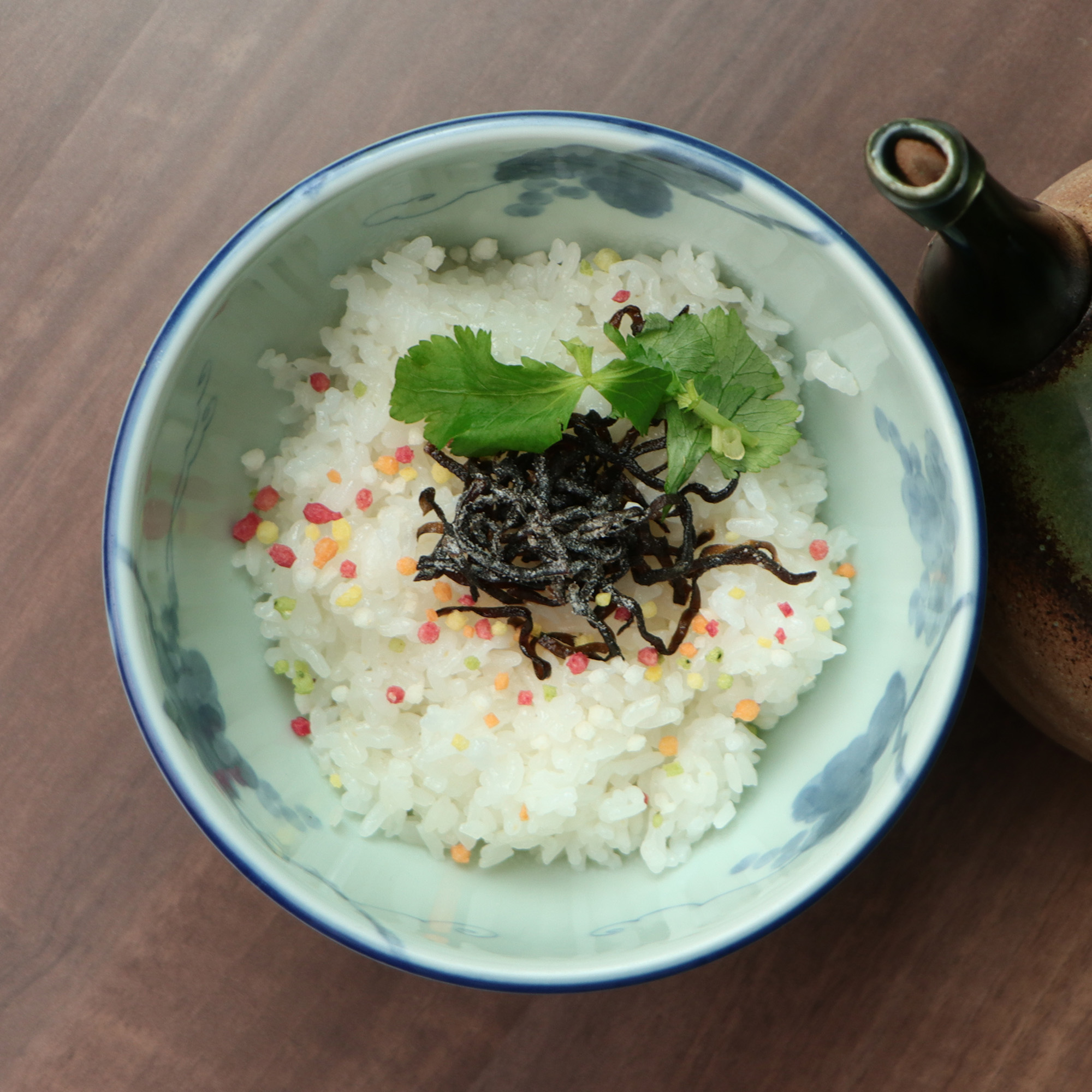 塩昆布の出汁茶漬け