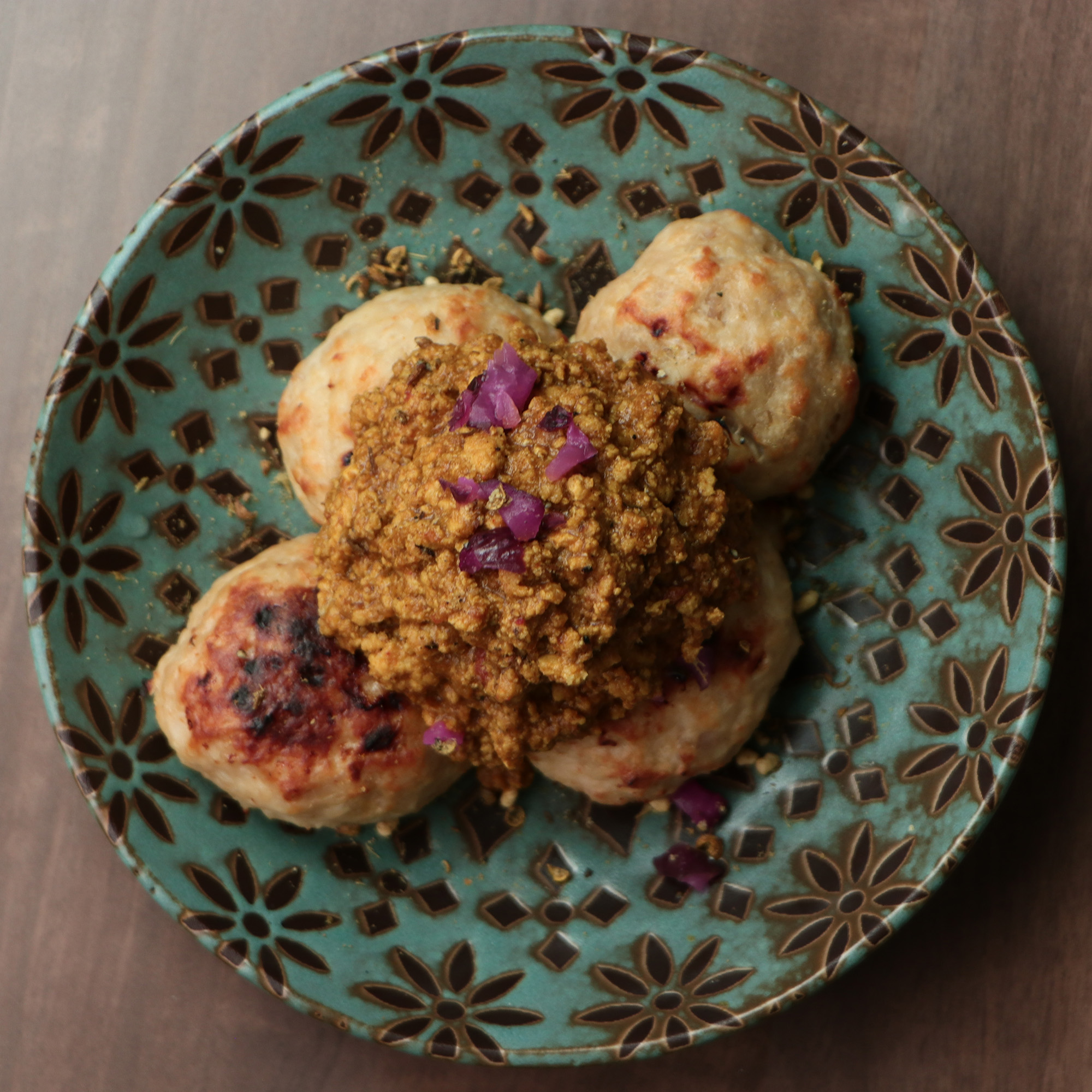 極 鶏つくね 鶏キーマカレー